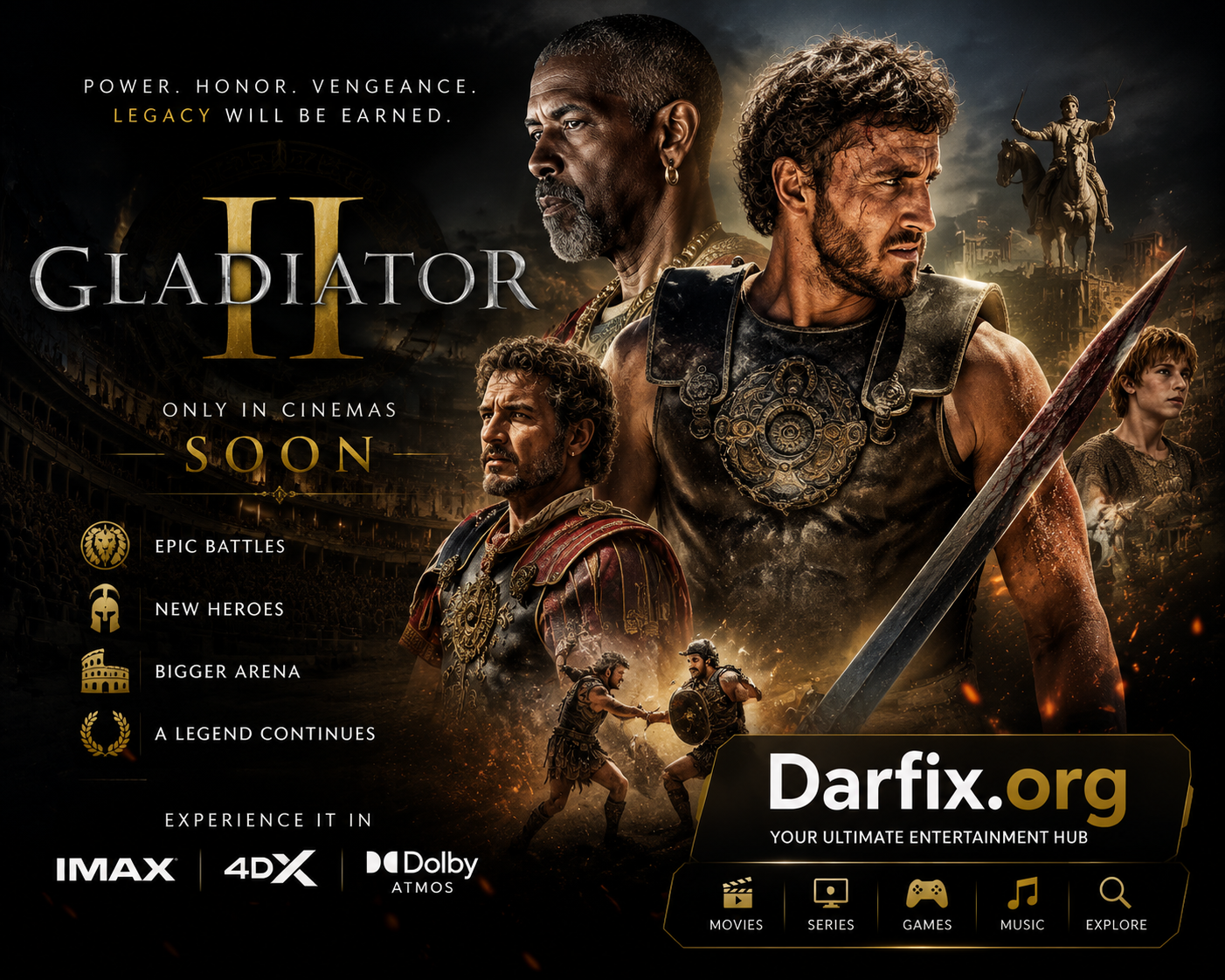 Gladiator II: A New Era Of Epic Battles Returns To Rome - Darfix