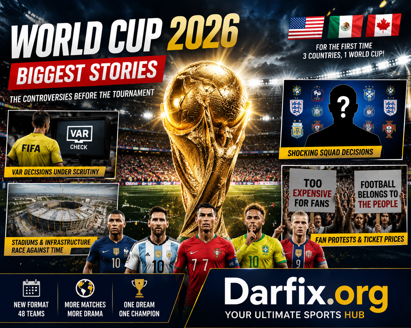 World Cup 2026: The Biggest Stories And Controversies Before The Tournament - Darfix