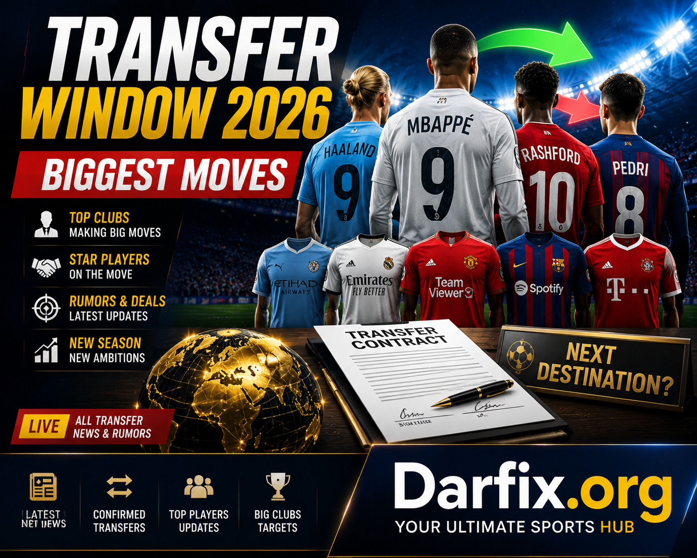 Transfer Window 2026: Biggest Football Moves And Rumors Around Europe - Darfix