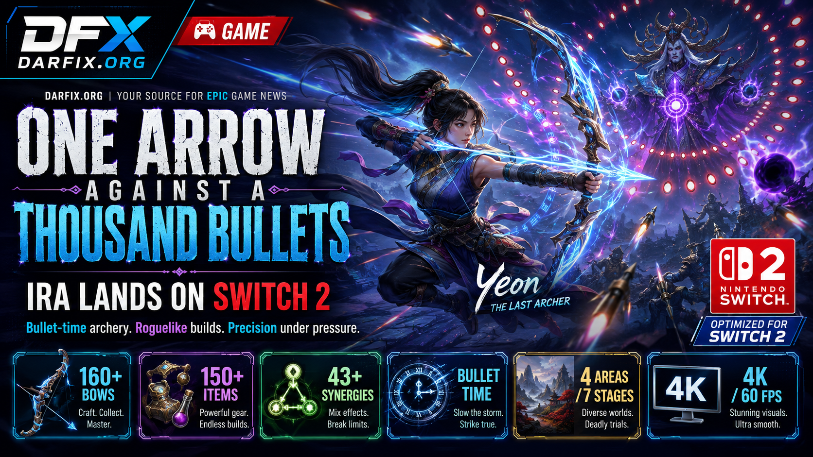 One Arrow Against a Thousand Bullets: Ira Lands on Switch 2
