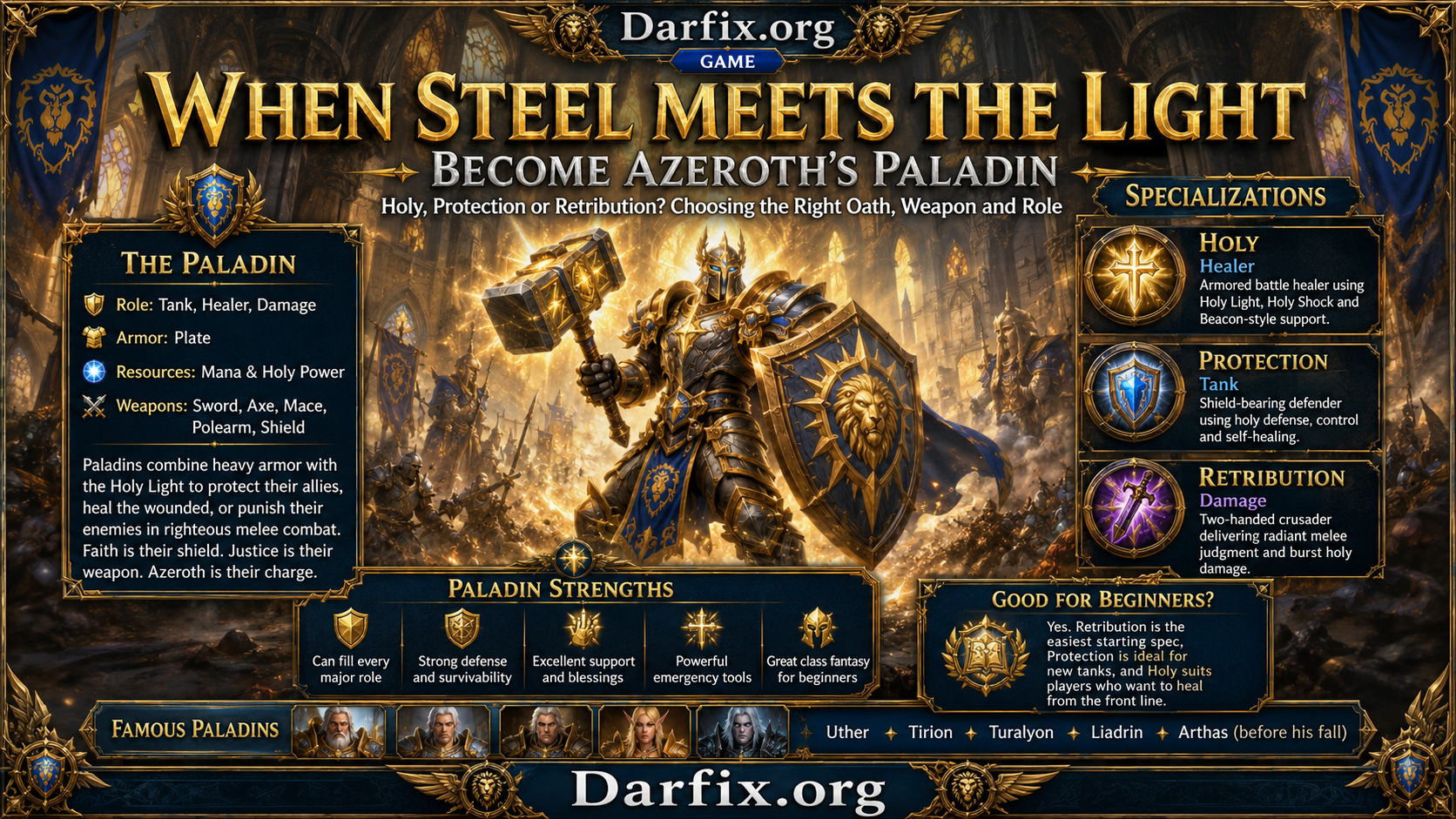 When Steel Meets the Light: Become Azeroth’s Paladin